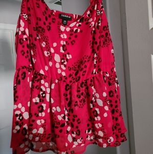 Torrid pink leopard midi cami